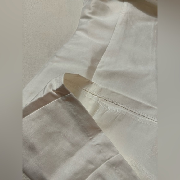 Do+Be | White Satin Off Shoulder Midi Dress | S - Picture 11 of 13